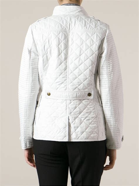 winter white quilted jacket